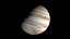 Realistic planet jupiter
