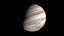 Realistic planet jupiter