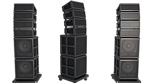 3D Compact Line Array Speaker System