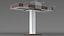 Pioneer Portable DJ Booth White 3D model