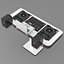 Pioneer Portable DJ Booth White 3D model