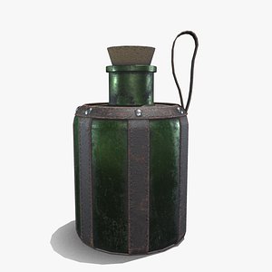 3D Medieval Jar 04 model