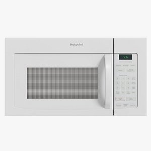 3D model HOTPOINT MICROWAVE OVEN corona and vray