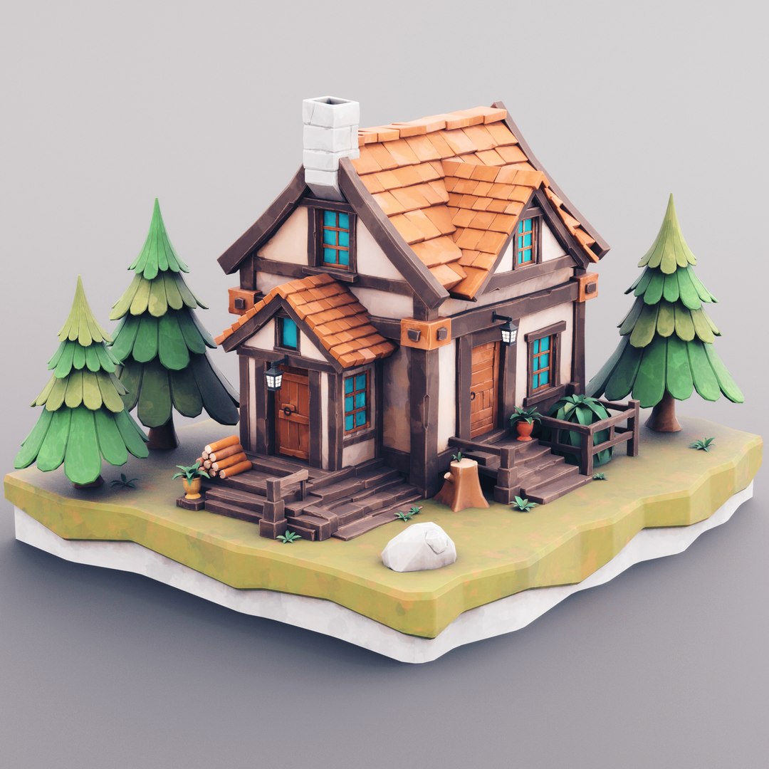 Small Cottage 01 3D - TurboSquid 2109716