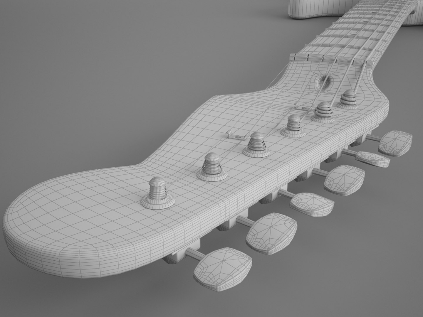 3d Instrument Guitar Model