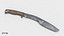 3D tactical kukri knife model