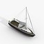 3D sailboats yachts model