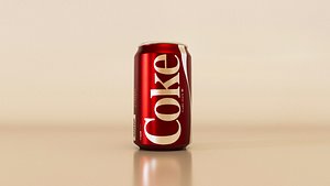 Coke Soda Can 3D model