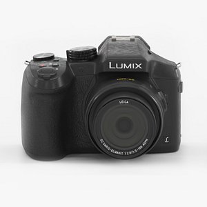 3D Panasonic Lumix DMC-FZ300EGK Premium Bridge Camera