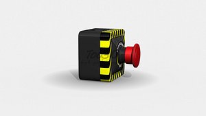 3d panic button model