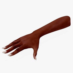 Afro American Female Hands Base Pose model