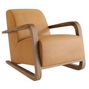 Four Hands Rhimes Chair 3D
