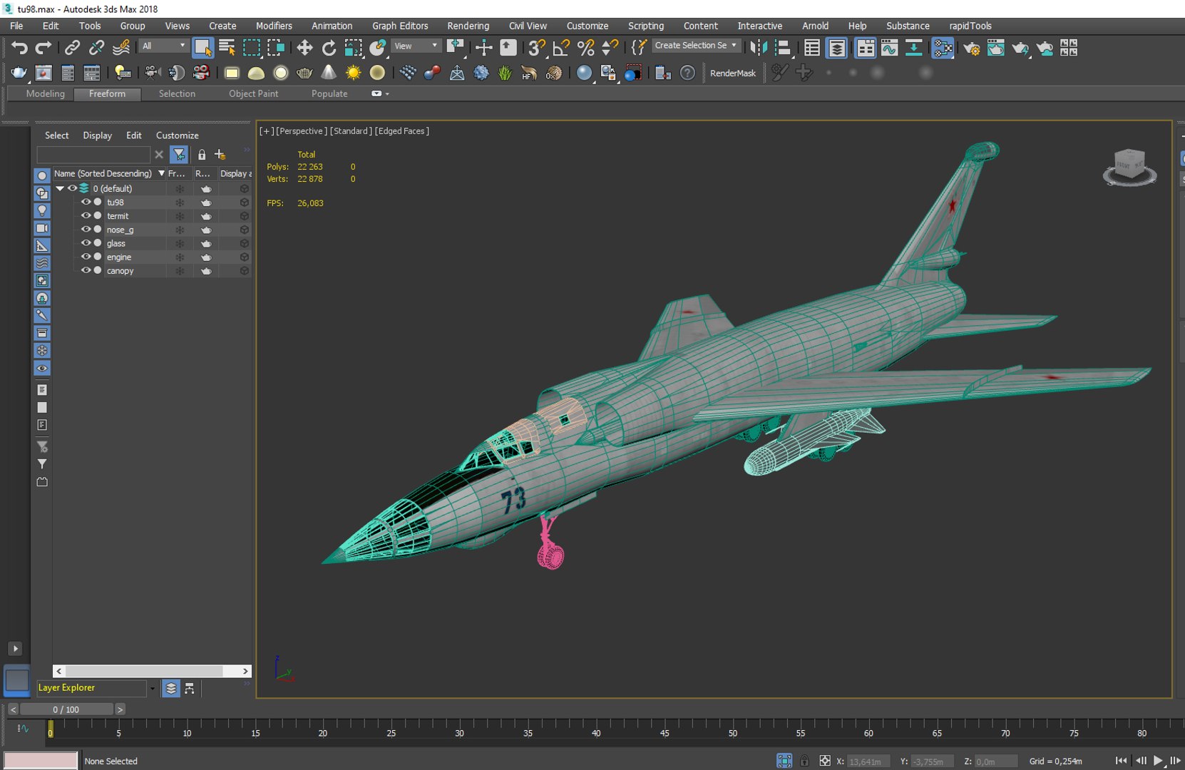 Tu-98 Tupolev Bomber 3D - TurboSquid 2188148