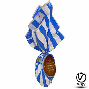 Wrapped Easter Egg