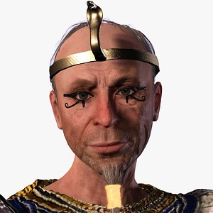 3D model Pharaoh of Egypt
