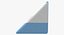 Flag Folded Triangle Argentina
