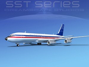 3d 707-320 boeing 707