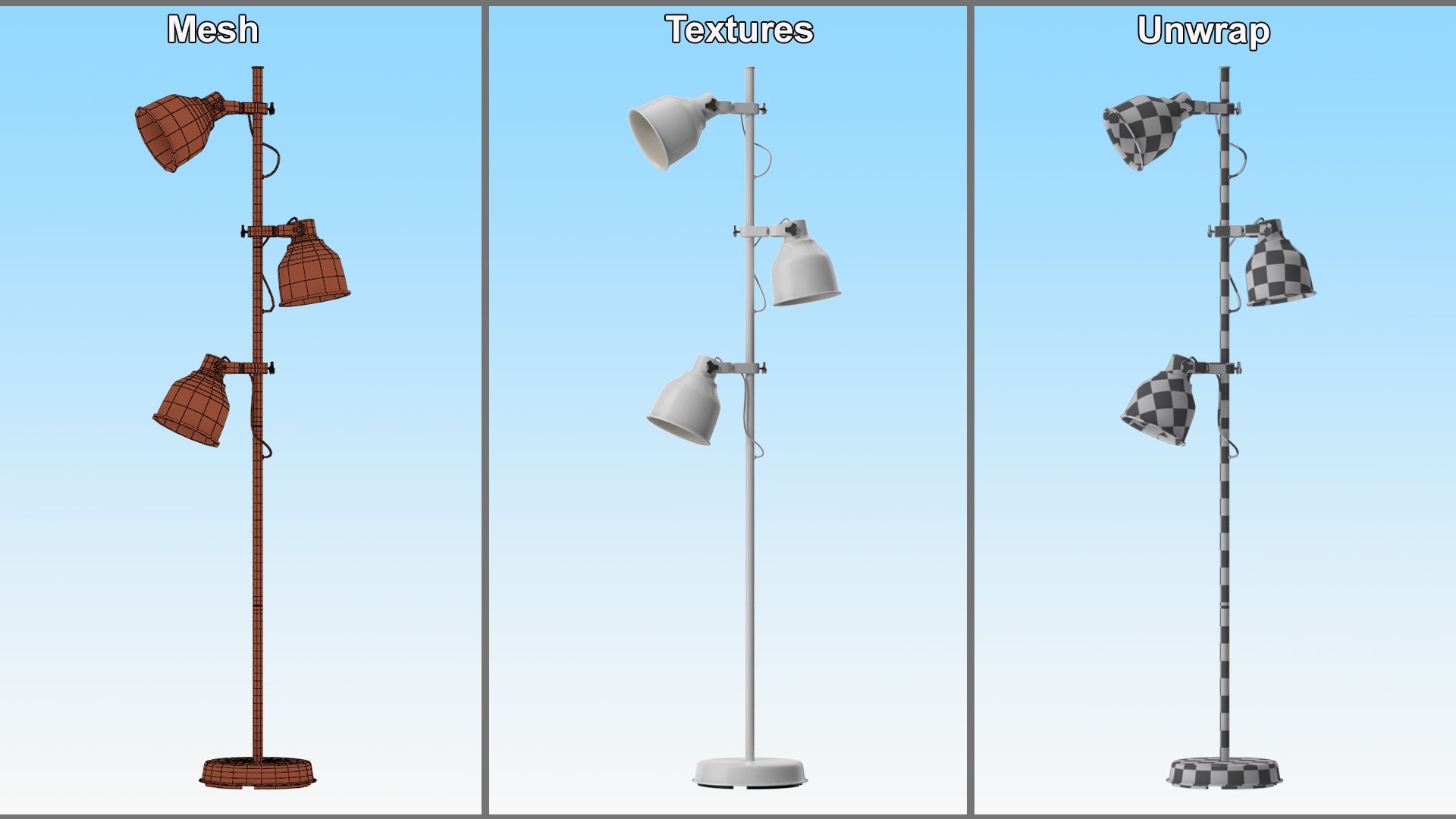 Modern Three-Point Floor Lamp 3D https://p.turbosquid.com/ts-thumb/DQ/Tb8eqi/BV/modernthreepointfloorlamp3dsmodel033/jpg/1675393664/1920x1080/fit_q87/c258f8a71aec2027a3d6511f7c35589ade5ad5b6/modernthreepointfloorlamp3dsmodel033.jpg