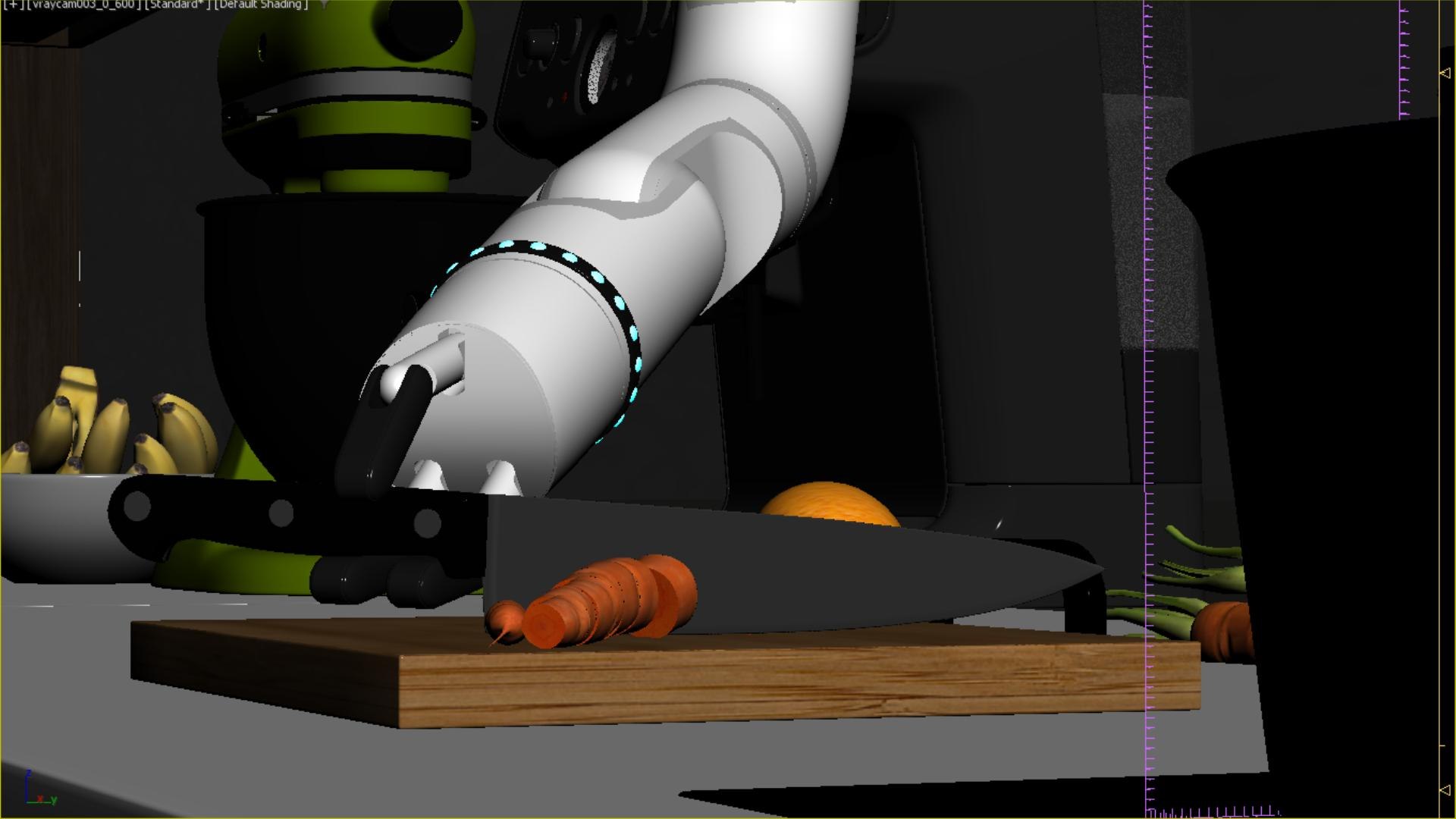 Robotic Arm Cooking Assistant 3D - TurboSquid 2204915