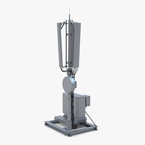 3D model Telecommunication Tower 07