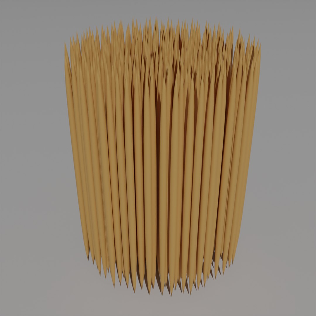 3D Toothpick - TurboSquid 2204864