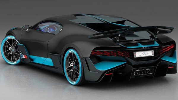 Bugatti divo 2019 interior 3D model - TurboSquid 1328353