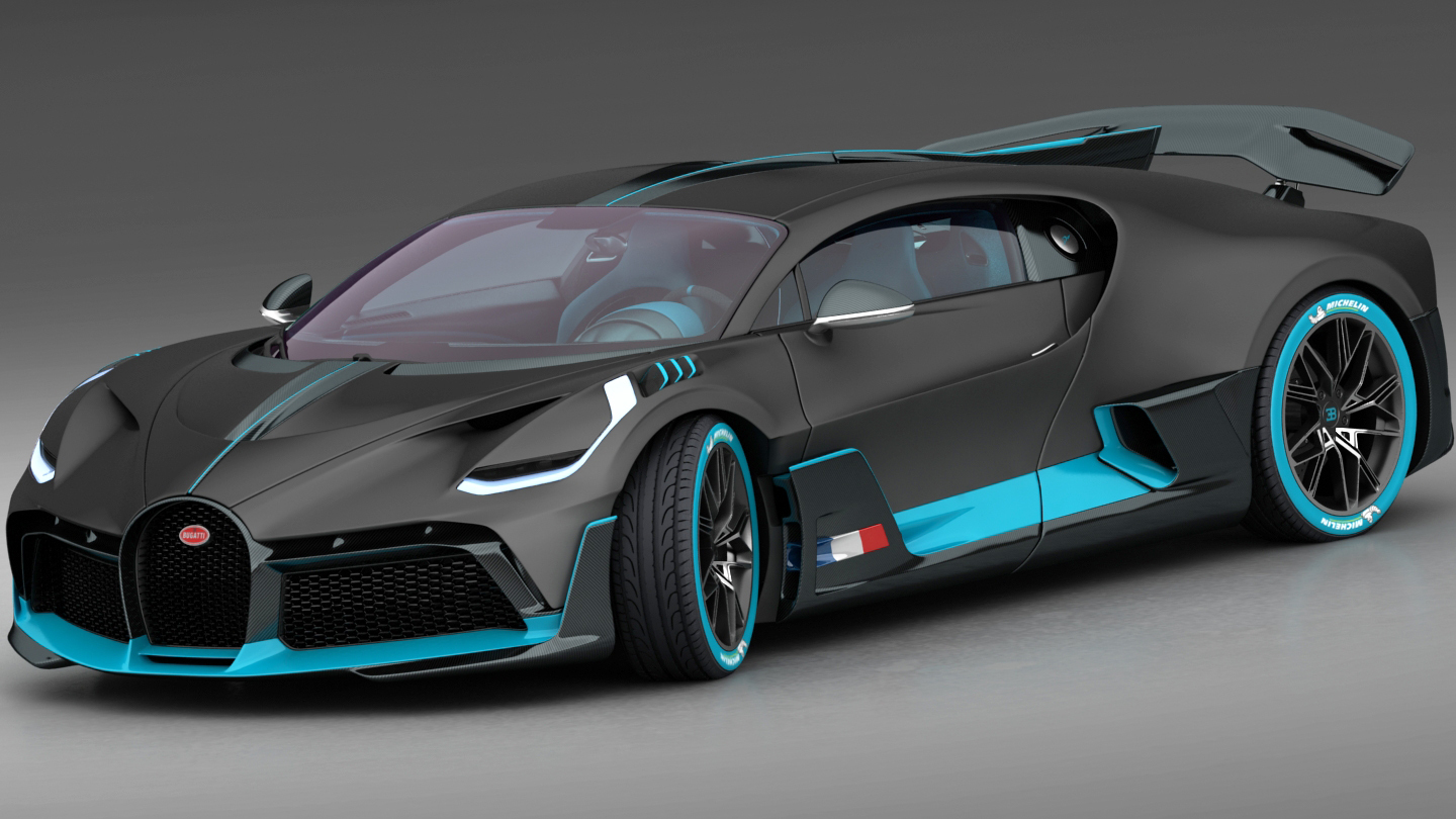 Bugatti divo 2019 interior 3D model - TurboSquid 1328353