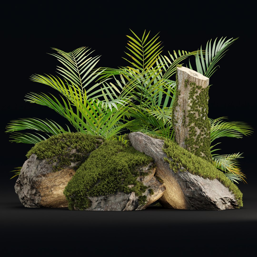 Mossy Rocks and Tropical Plants 3D Model Realistic Nature Asset 3D model https://p.turbosquid.com/ts-thumb/DQ/bTnCxu/iI/20/jpg/1742286464/1920x1080/fit_q87/ba5ab24de20438ad442c4da04398a98ed06f26da/20.jpg
