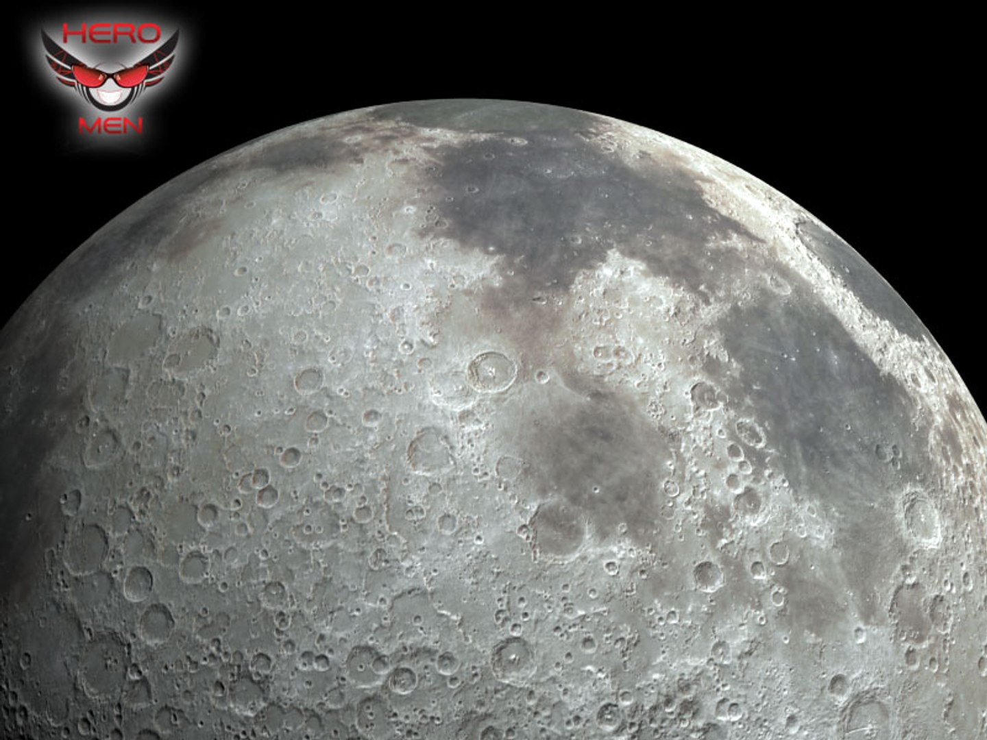 3d Model Realistic Moon