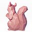 Wiewiórka Low Poly