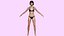 Asian Woman Perfect Base Shape V2 3D model
