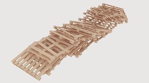 pallet pile 5 3D model