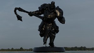 3D model Armored fighter