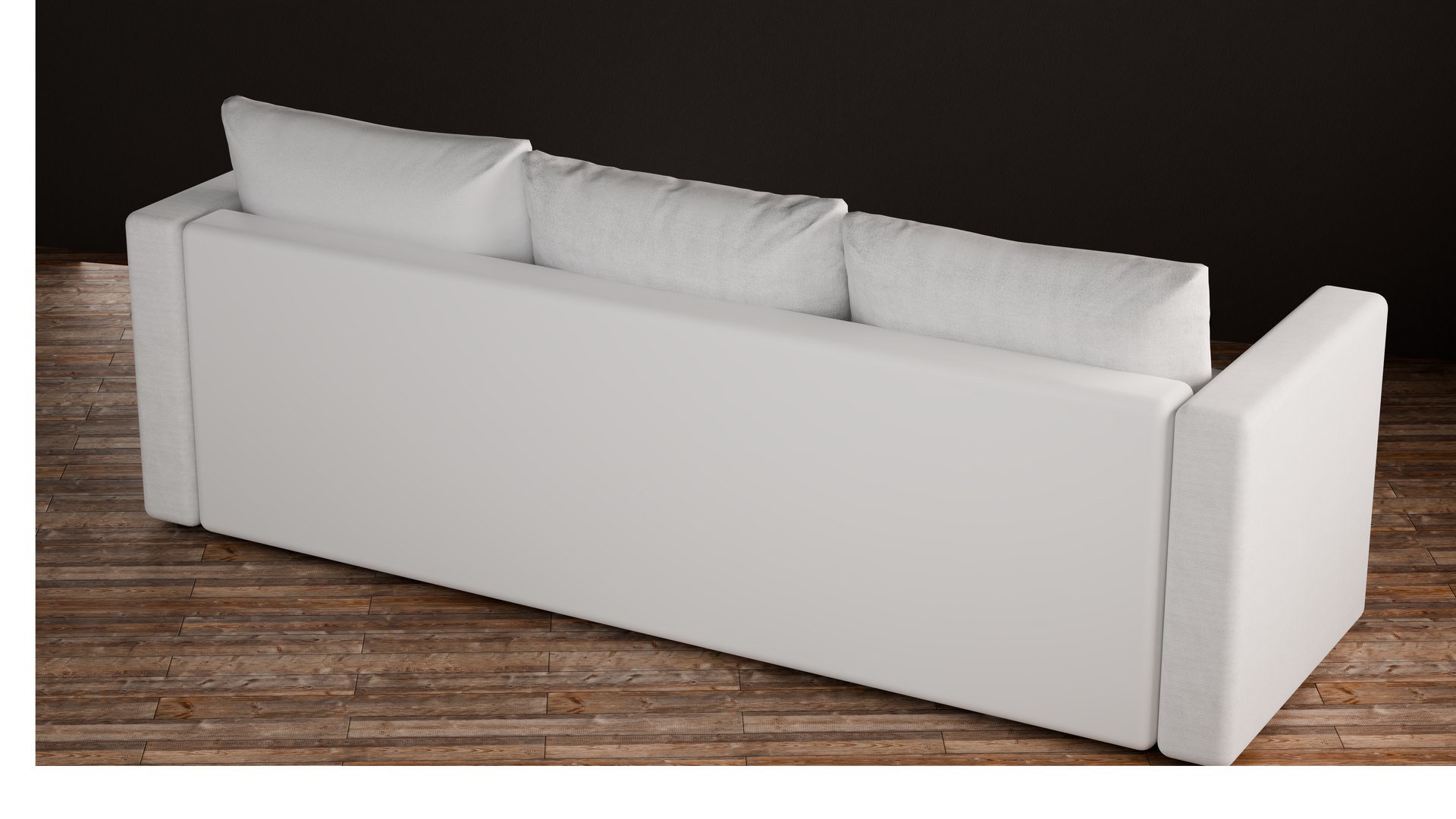 Realistic White Couch High Quality 3D Model 3D Model - TurboSquid 2386761