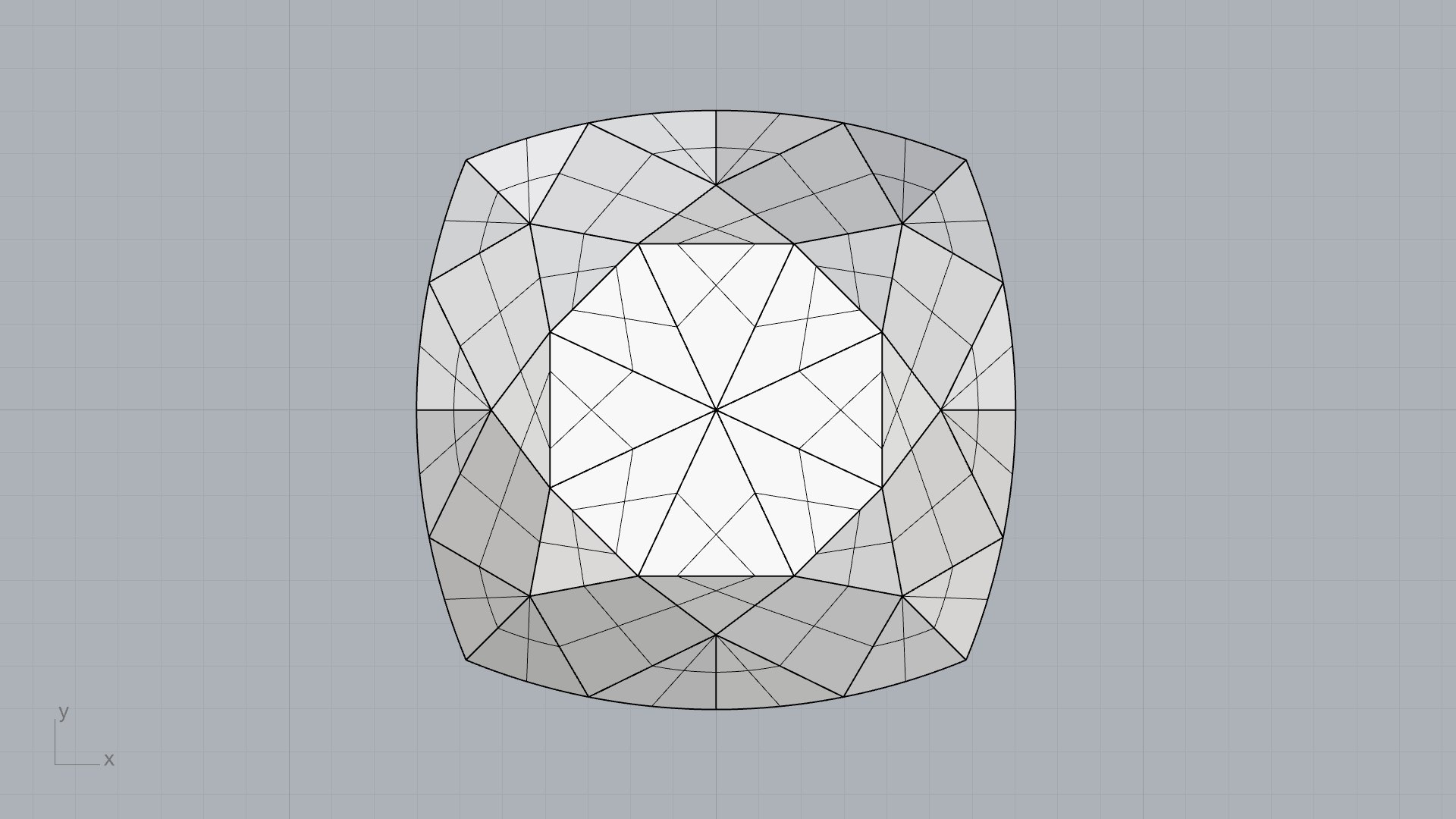 Cushion Square Gem 57 Facets 3D Model 3D Model - TurboSquid 1997069