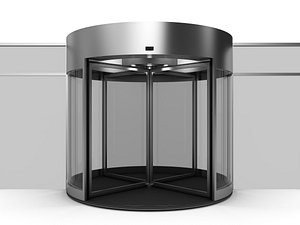 3D revolving door