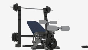 3D Gym Equipments