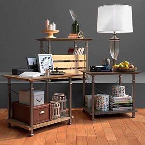 Tables with decor