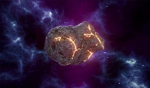 Asteroid Cracked-A4