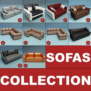 3d model sofas modelled