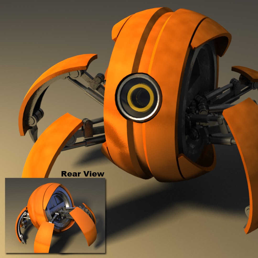 3d Robot Rigged Blender