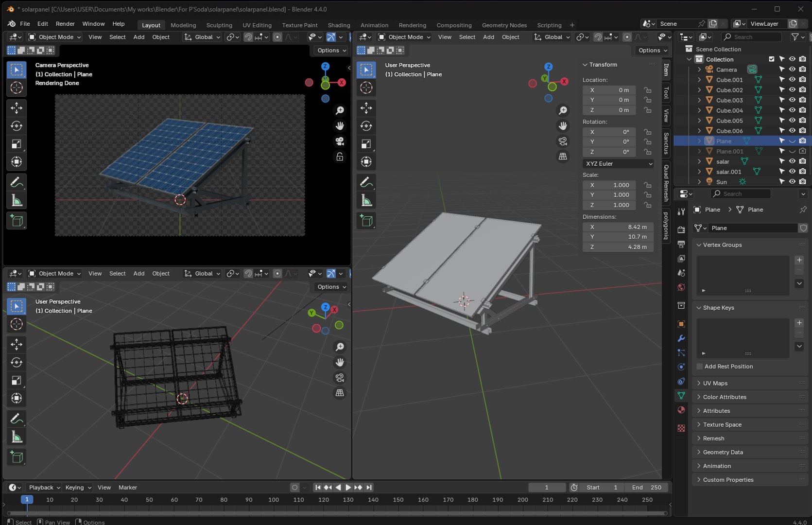 3D Model Solar Panel - TurboSquid 2553447