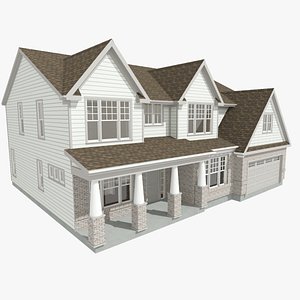 3D House 03 - The Amberleigh model