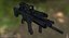 Game Ready FN SCAR-L-CQC Assault Rifle with LOD's
