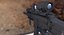 Game Ready FN SCAR-L-CQC Assault Rifle with LOD's