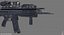 Game Ready FN SCAR-L-CQC Assault Rifle with LOD's
