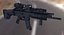 Game Ready FN SCAR-L-CQC Assault Rifle with LOD's