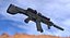 Game Ready FN SCAR-L-CQC Assault Rifle with LOD's