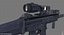 Game Ready FN SCAR-L-CQC Assault Rifle with LOD's