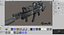 Game Ready FN SCAR-L-CQC Assault Rifle with LOD's